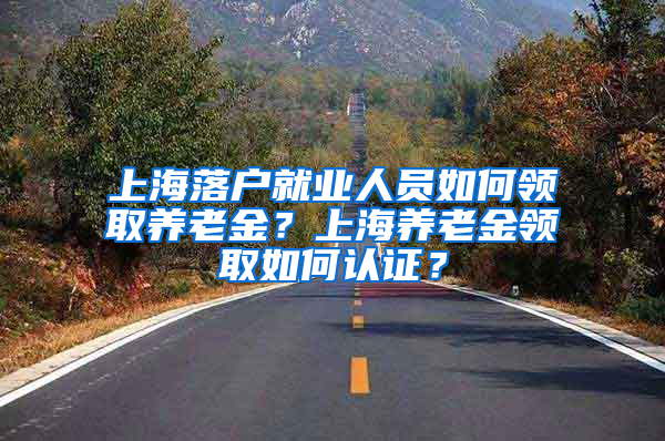 上海落戶就業(yè)人員如何領取養(yǎng)老金？上海養(yǎng)老金領取如何認證？