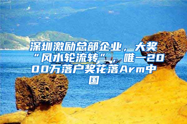 深圳激勵總部企業(yè)，大獎“風水輪流轉”，唯一2000萬落戶獎花落Arm中國