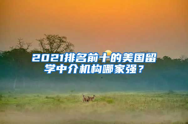 2021排名前十的美國(guó)留學(xué)中介機(jī)構(gòu)哪家強(qiáng)？