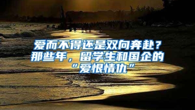 愛而不得還是雙向奔赴？那些年，留學生和國企的“愛恨情仇”