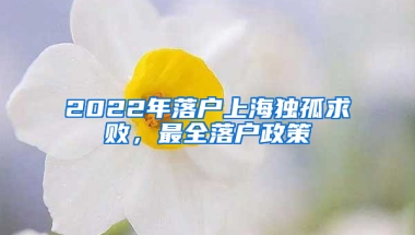 2022年落戶上海獨(dú)孤求敗，最全落戶政策