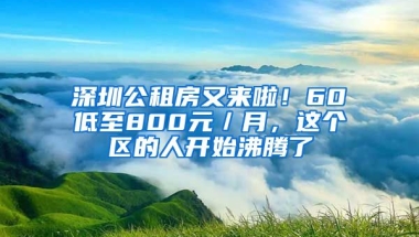 深圳公租房又來啦！60㎡低至800元／月，這個區(qū)的人開始沸騰了