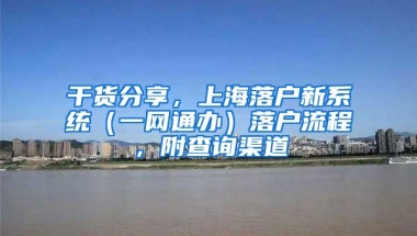 干貨分享，上海落戶新系統(tǒng)（一網(wǎng)通辦）落戶流程，附查詢渠道