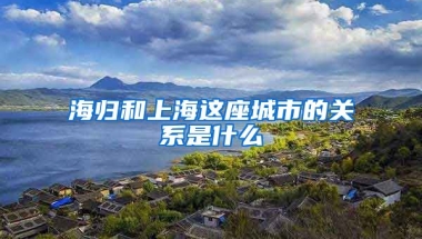 海歸和上海這座城市的關(guān)系是什么