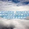 金融人注意！2020年上海人才引進落戶名單公示，超20%是金融機構