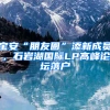 寶安“朋友圈”添新成員，石巖湖國際LP高峰論壇落戶