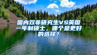 國內(nèi)雙非研究生VS英國一年制碩士，哪個是更好的選擇？