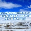 2021深圳109所高中錄取分數(shù)線匯總！深戶與非深戶最高差67分