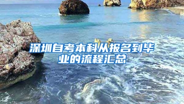 深圳自考本科從報(bào)名到畢業(yè)的流程匯總