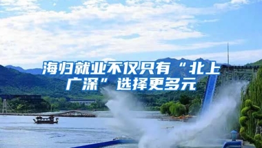 海歸就業(yè)不僅只有“北上廣深”選擇更多元