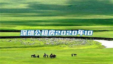 深圳公租房2020年10